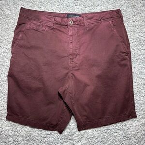 American Eagle Shorts Mens 34 Chino Next Level Stretch Slim Flat Front Preppy